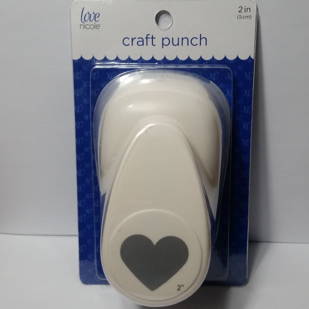 Lever Action Craft Paper Punch Heart
